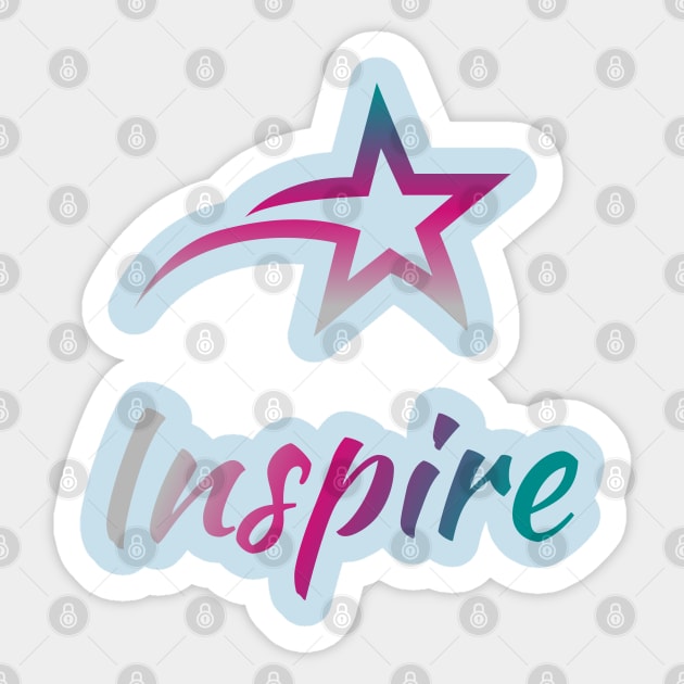 Inspire Sticker by Courtney's Creations